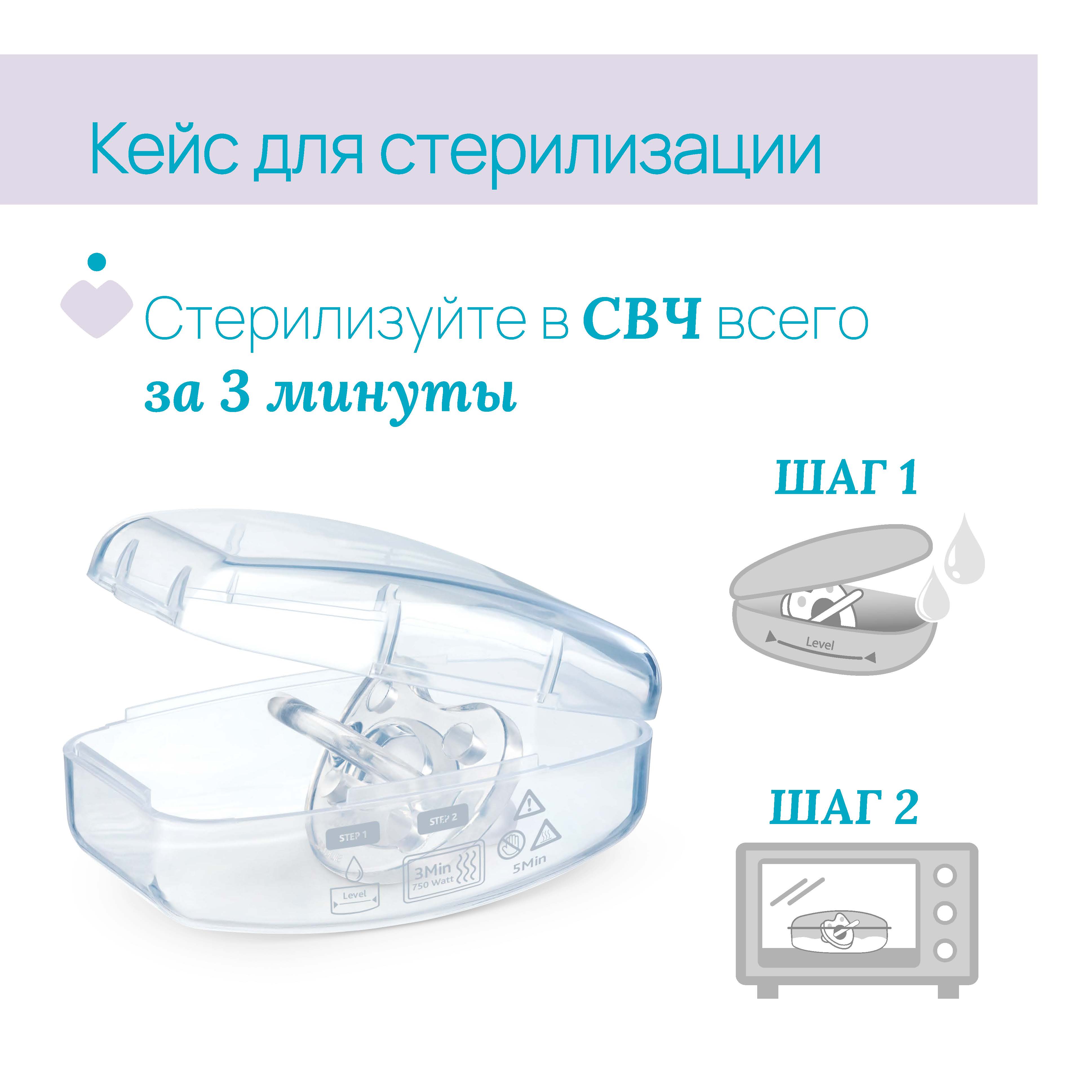 Пустышка Chicco силикон анатомическая от 18 мес. 2 шт. - фото 4