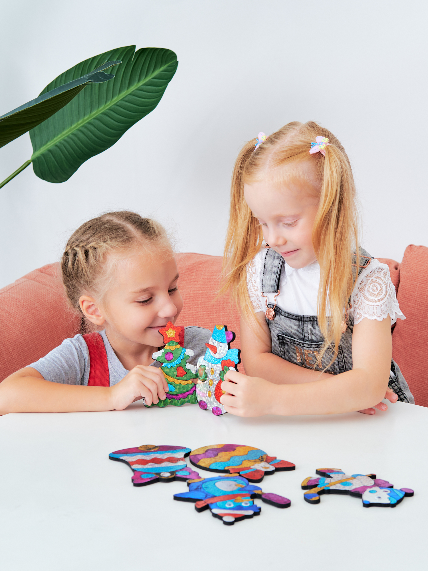 Набор для творчества Дрофа-Медиа Ёлочка Снеговик аппликация - фото 7