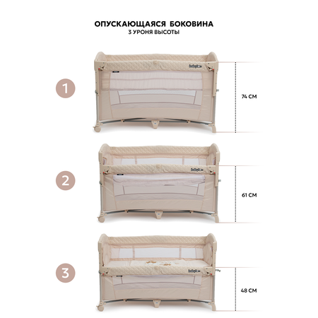 Манеж кровать Babyton Sleepy