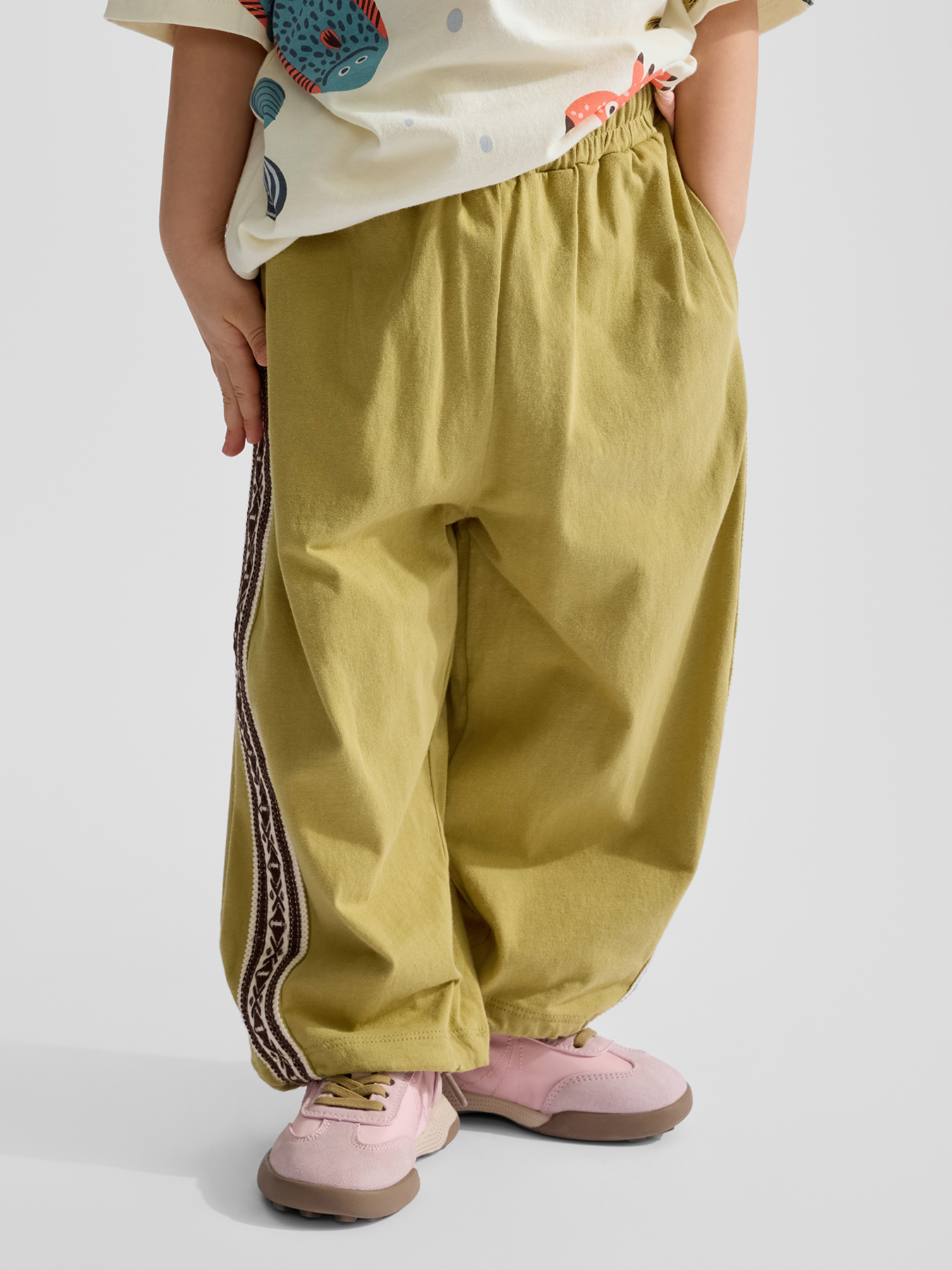 Изображение товара Брюки Happy Baby Повседневные 100% хлопок, резинка пояса, свободный крой