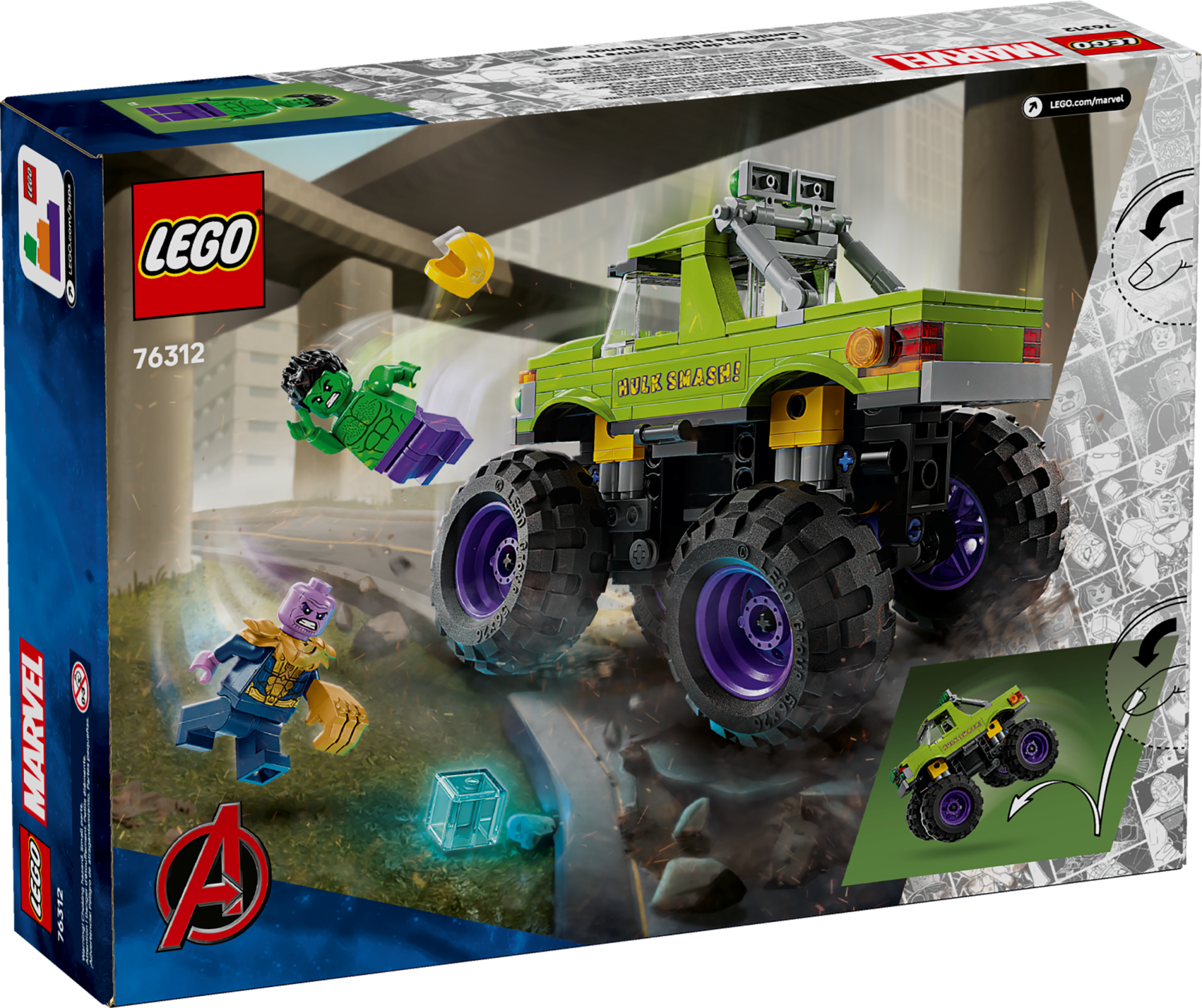 Конструктор LEGO Marvel Super Heroes 76312 229 дет. - фото 6