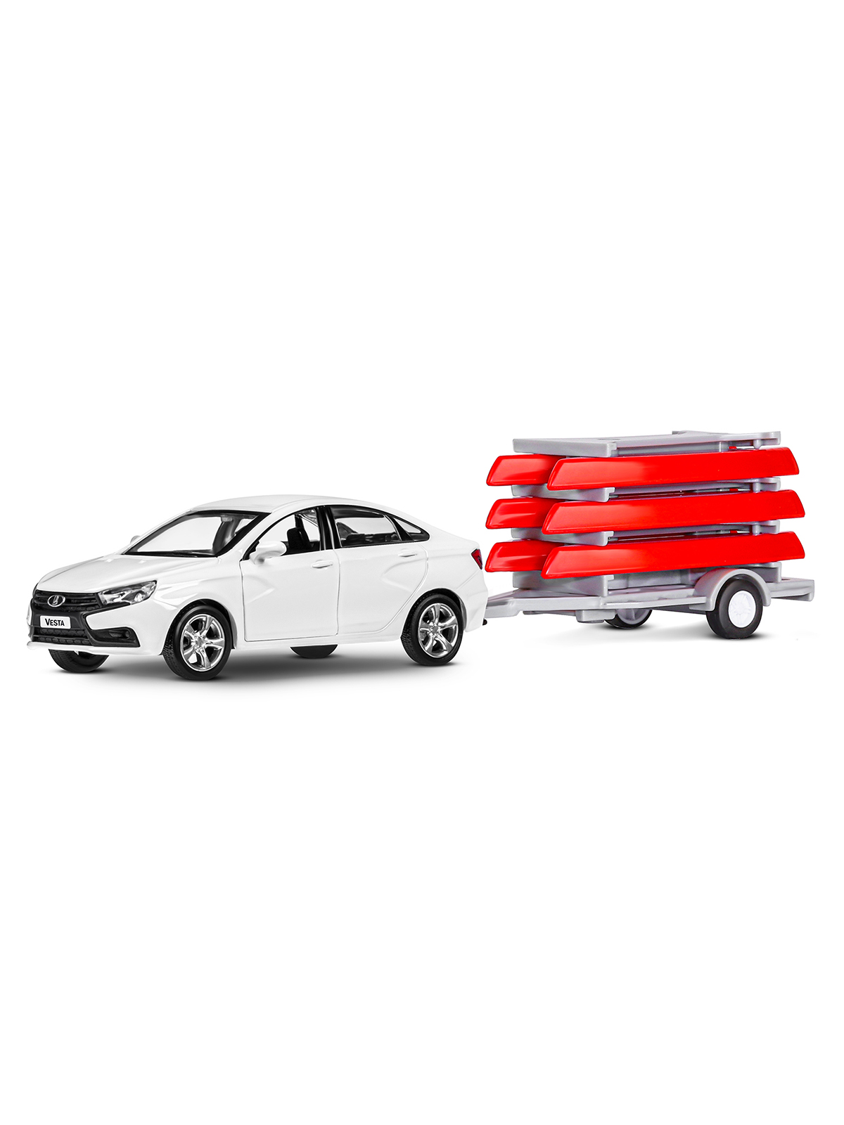 Автомобиль АВТОпанорама LADA Vesta 1:43 JB1251623 - фото 7