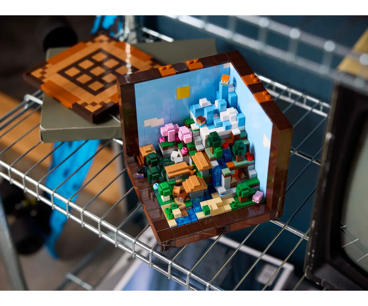 Конструктор LEGO Minecraft Стол для рукоделия блочный - фото 6