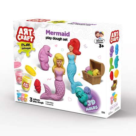 Тесто для лепки AЯT CRAFT 3 цв.