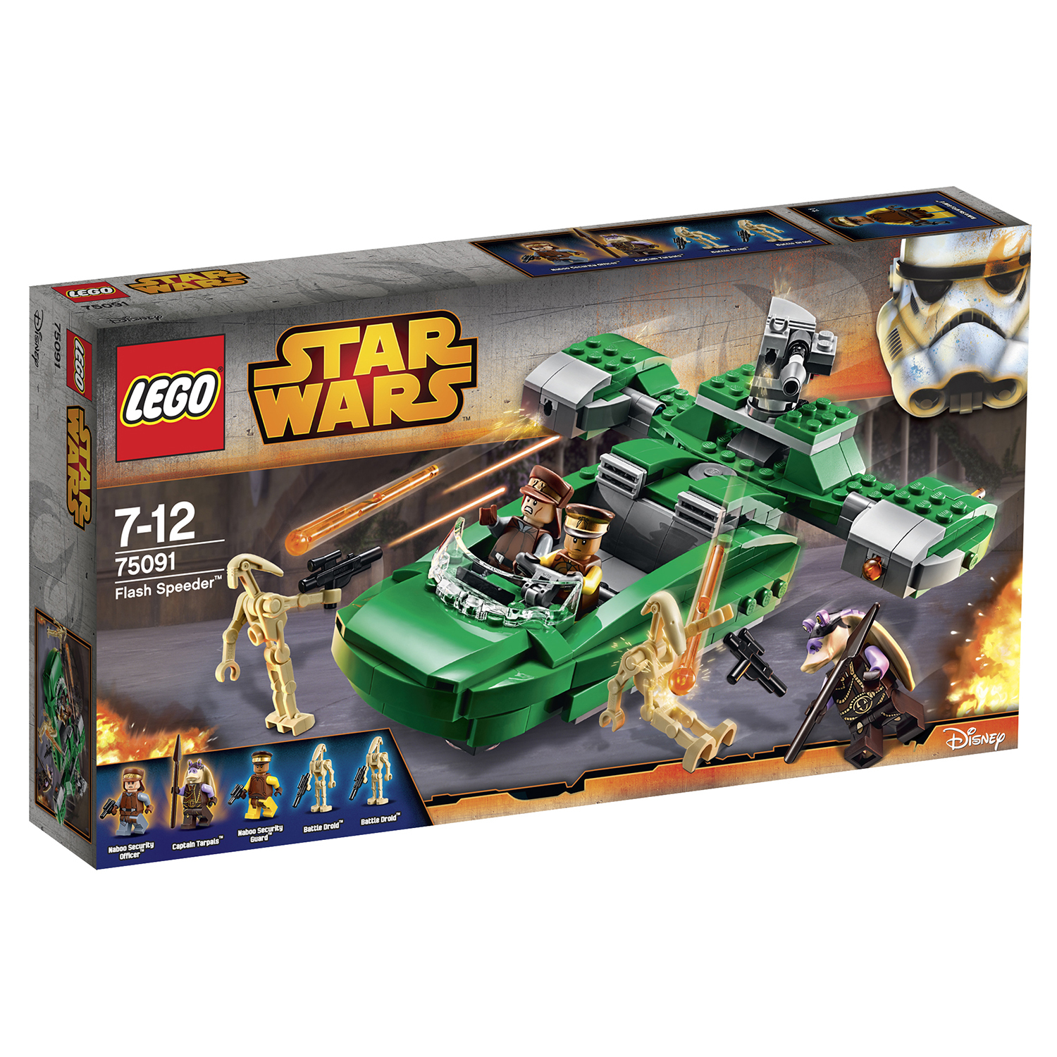 Конструктор LEGO Star Wars Флэш-спидер блочный - фото 2