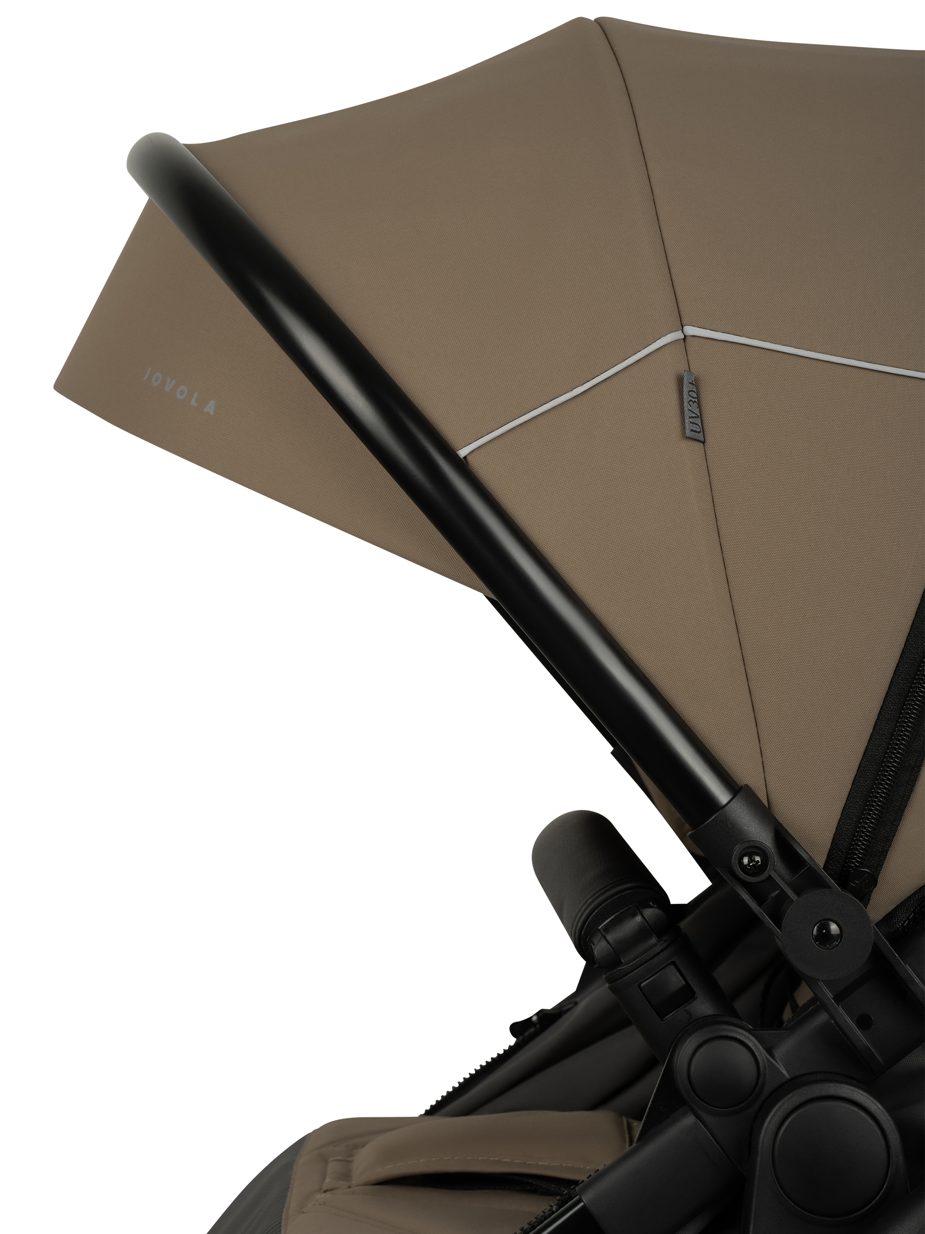 Коляска трансформер JOVOLA Folk 2в1 темно-бежевый - фото 22