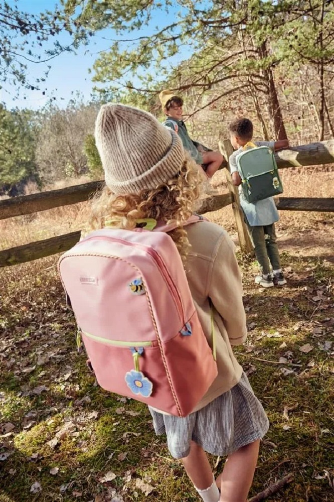 Рюкзак Skip Hop однотонный розовый Цветы - фото 1