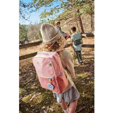 Рюкзак Skip Hop однотонный розовый Цветы