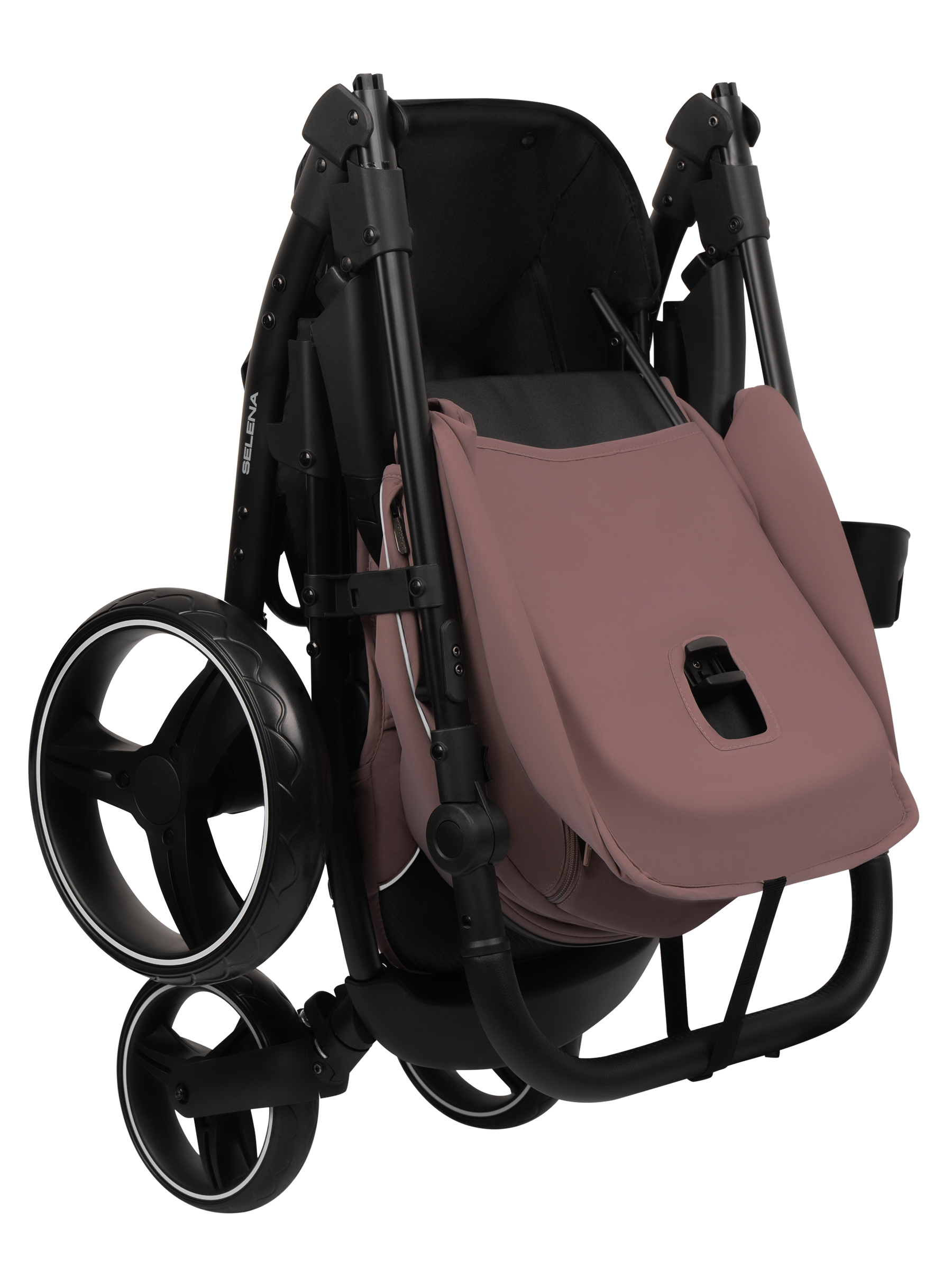 Коляска прогулочная JOVOLA SELENA 2026 всесезонная розовый - фото 26