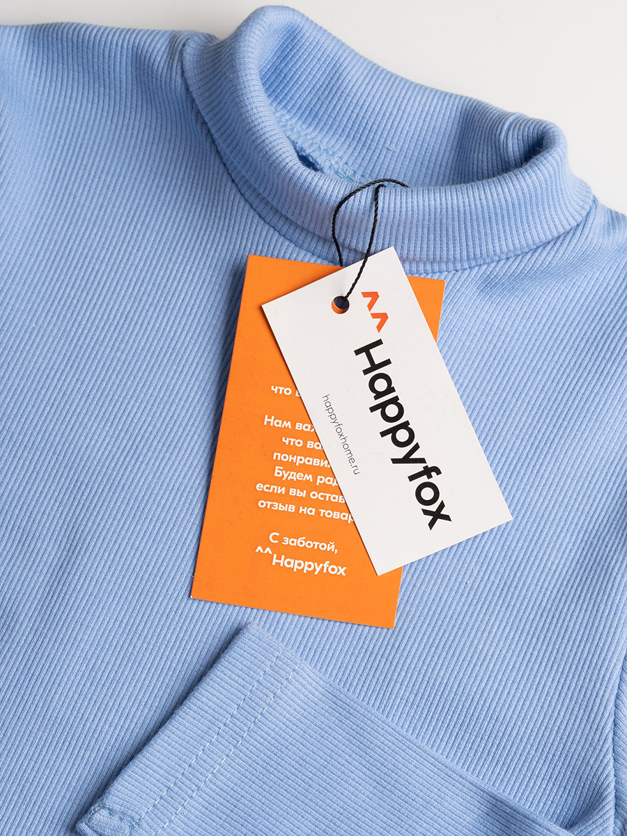 Водолазка HappyFox HF5504голубой - фото 6