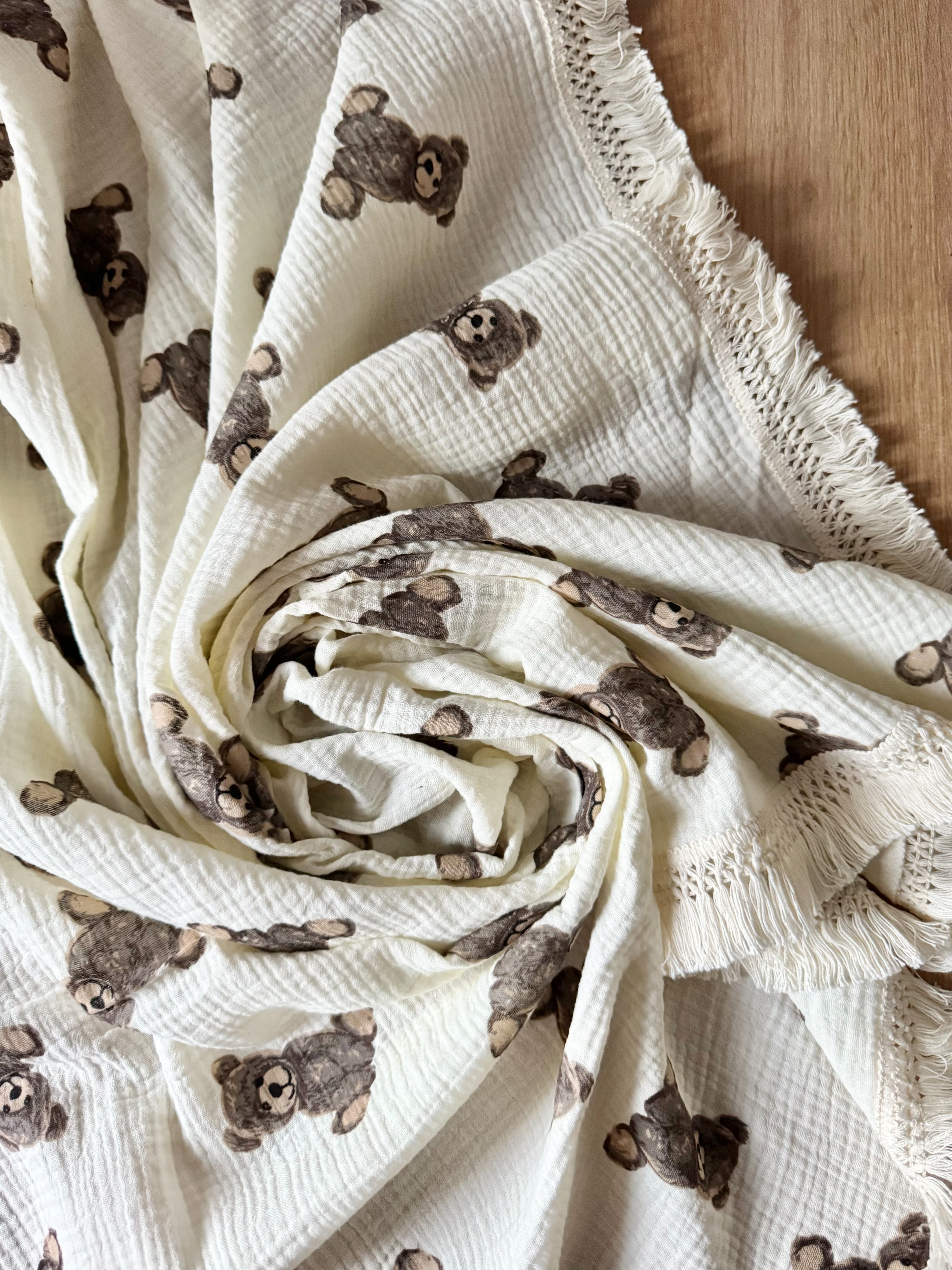 Плед Ладушки муслиновый 100 x 130 см муслин - фото 1