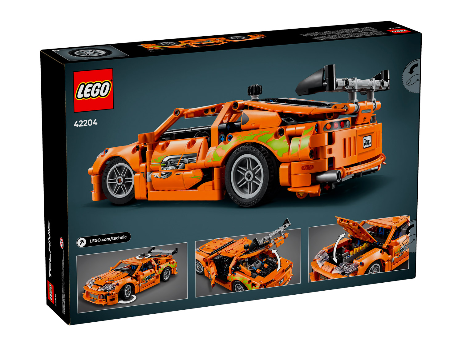 Конструктор LEGO Technic Toyota Supra MK4 810 дет. - фото 4