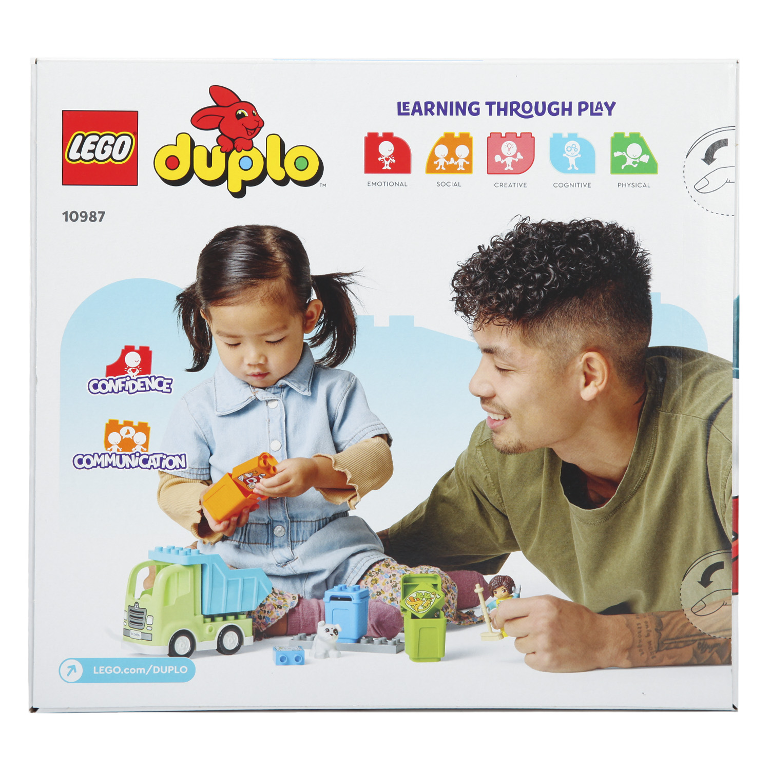 Конструктор LEGO DUPLO Recycling Truck блочный - фото 9