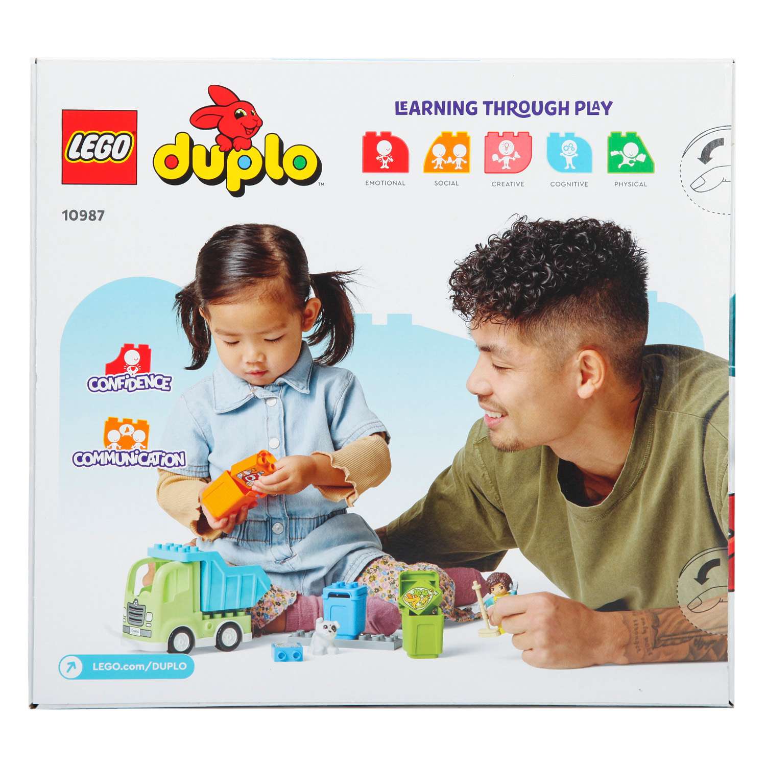 Конструктор LEGO DUPLO Recycling Truck блочный - фото 9