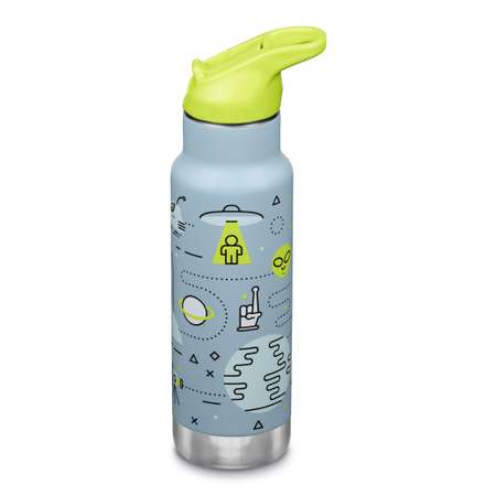 Детская термобутылка Klean Kanteen Insulated Kid Classic Flip Sport 12oz (355 мл) Launch Plan