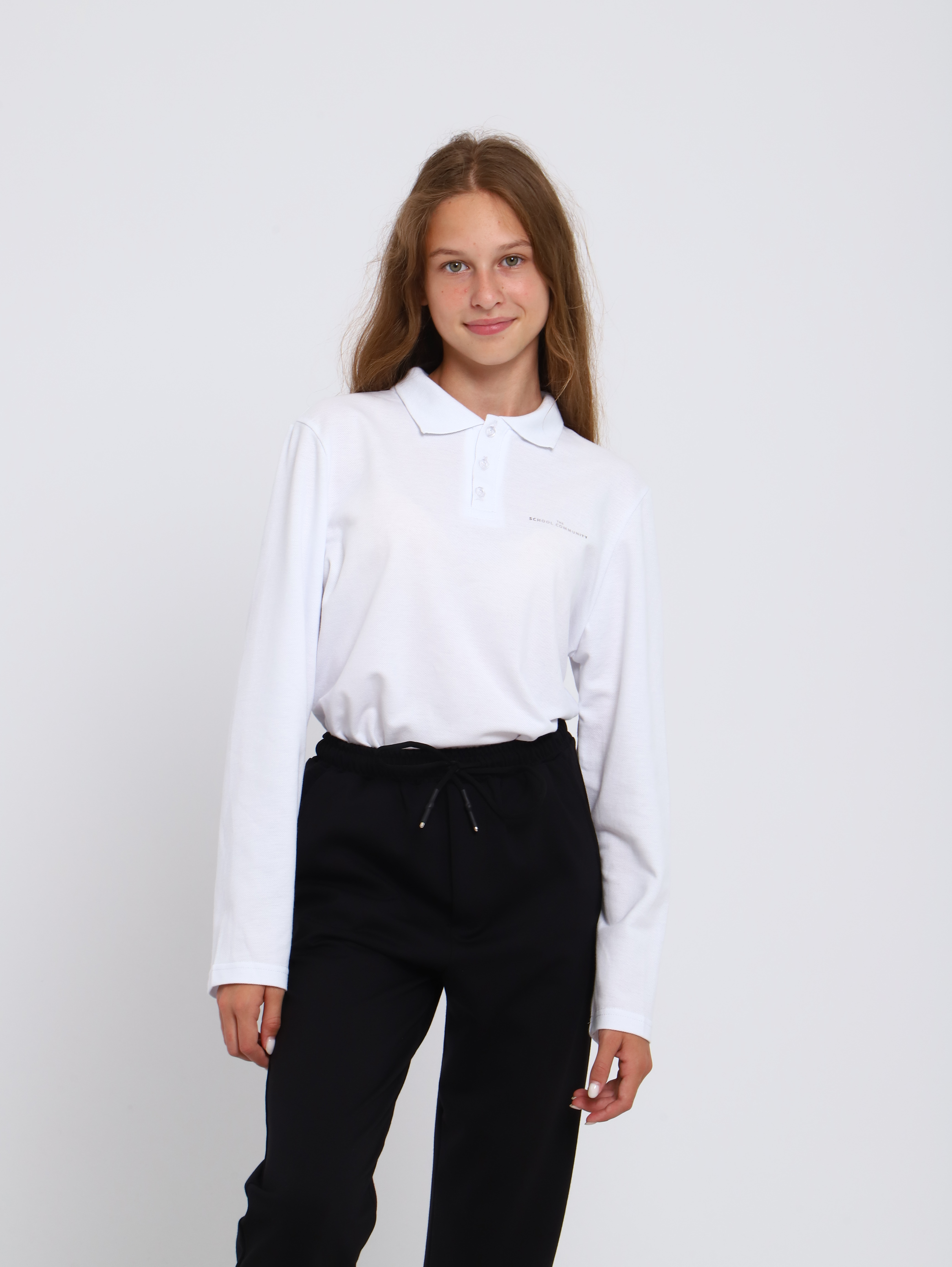 Поло ЛАДОШКИ Рубашка Василий белый - фото 17