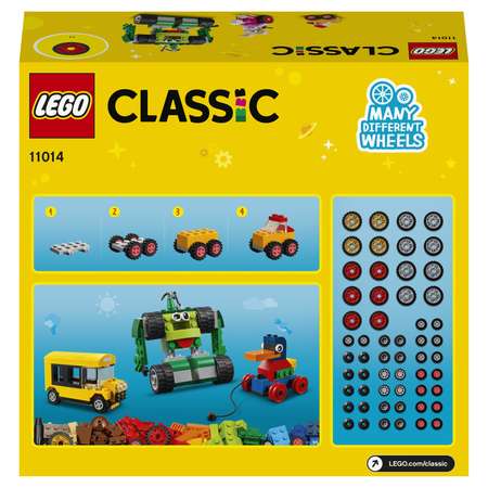 Конструктор LEGO Classic Кубики и колёса блочный