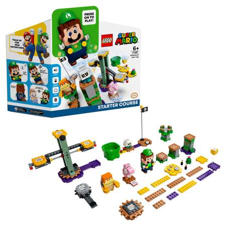 Конструктор LEGO Super Mario Приключения вместе с Луиджи блочный