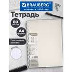 Тетрадь Brauberg клетка 80 лист.