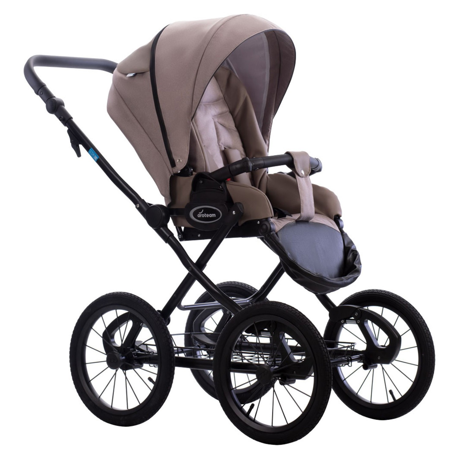 Коляска 2в1 Aroteam Moreno SL 06 темно-бежевый - фото 2