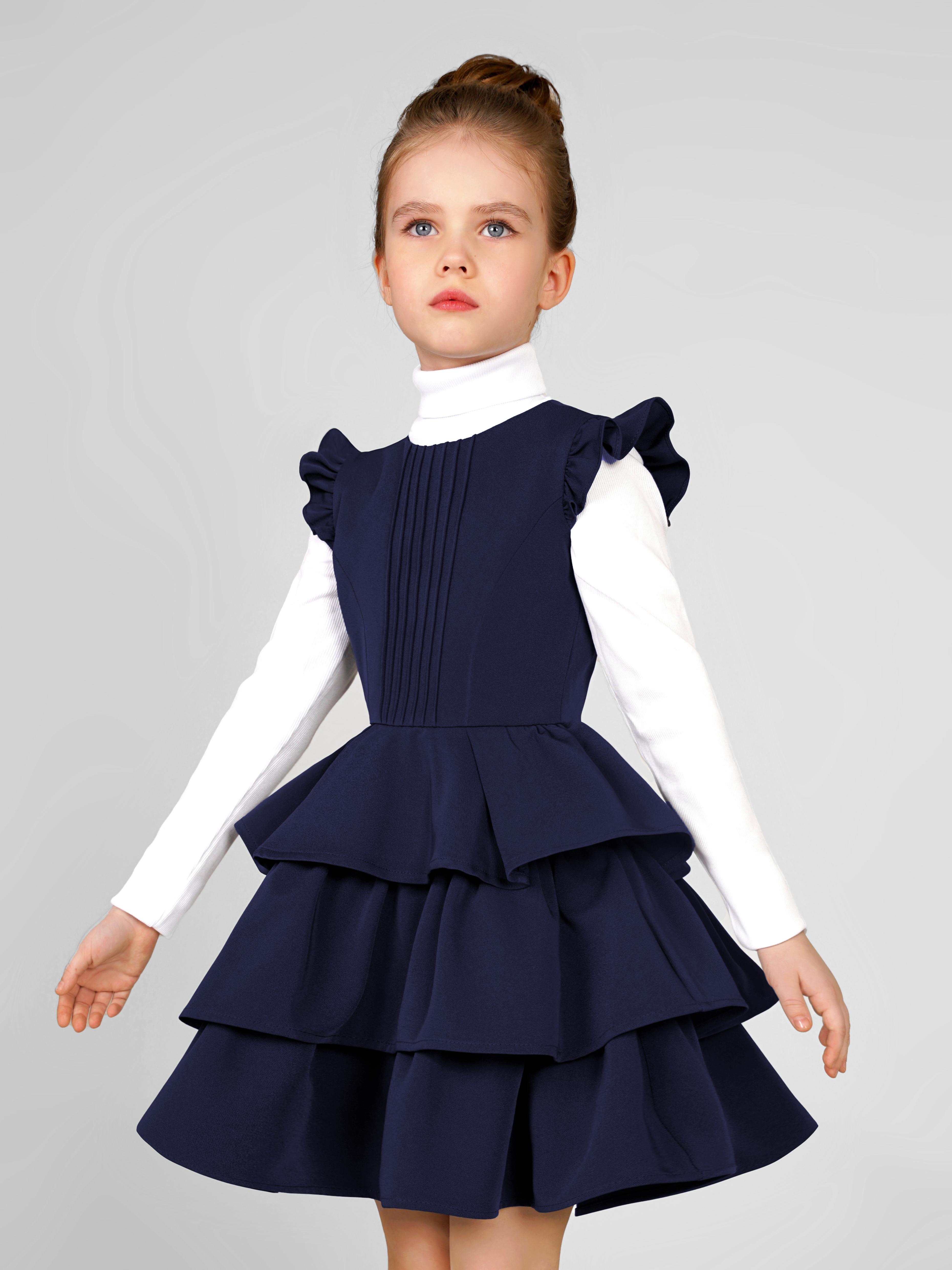 Сарафан ALISIA FIORI 152201AS/темно-синий - фото 1