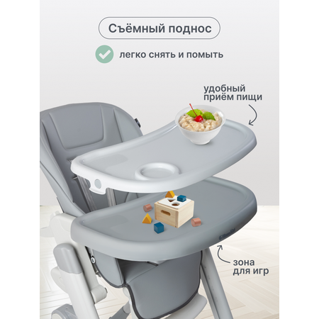 Стульчик для кормления MomKid 2 в 1