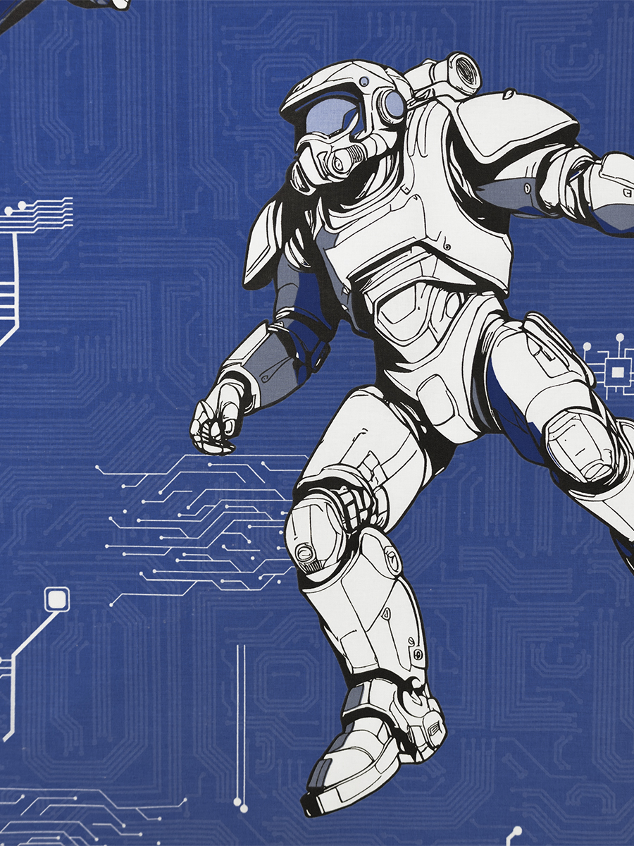 Комплект постельного белья BRAVO kids dreams Роботы полутораспальный 3 предм. - фото 9