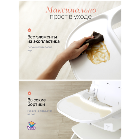 Растущий детский стул Друг Кузя стульчик для кормления