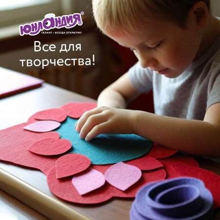 Набор для творчества Юнландия шитье Фетр