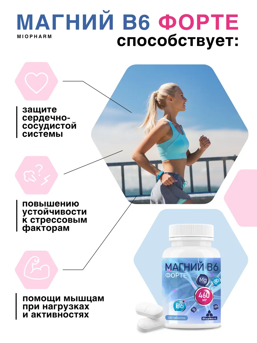 Магний В6 Миофарм Для здоровья нервной системы - фото 3
