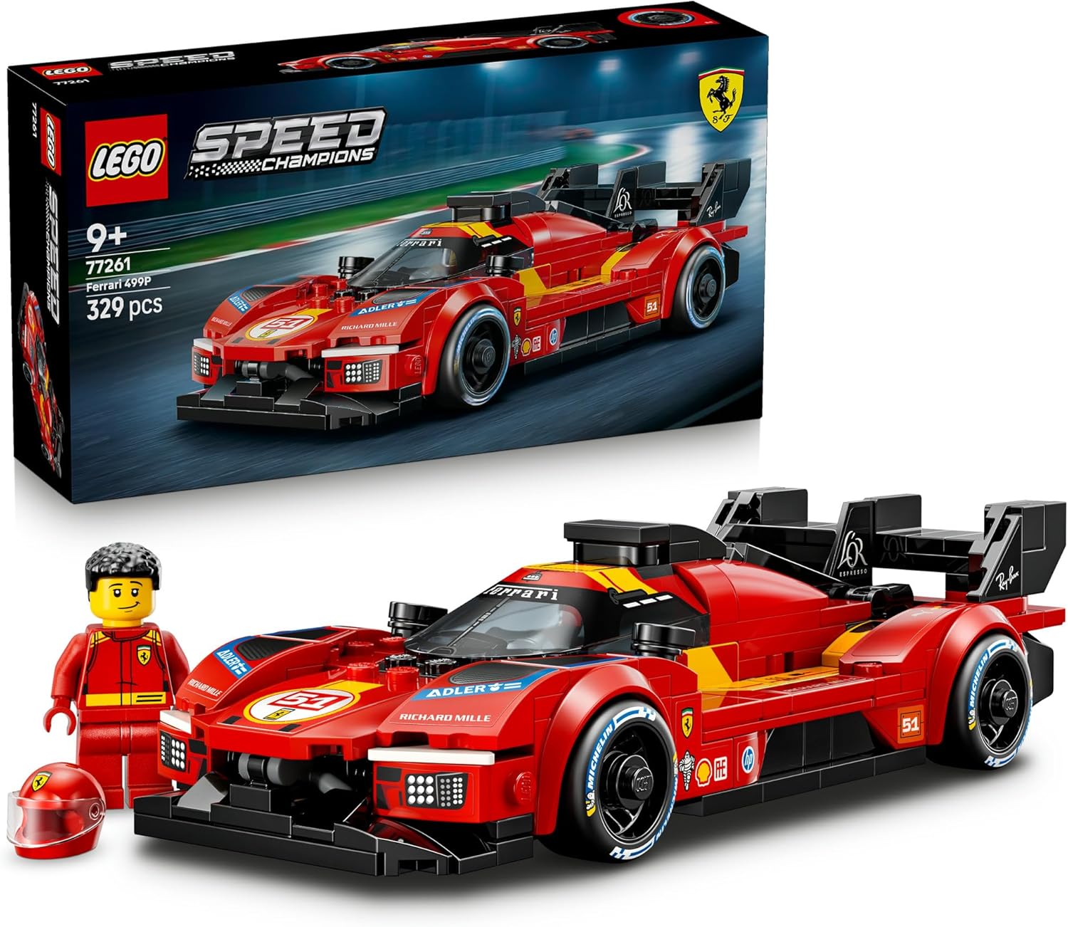 Конструктор LEGO Speed Champions Феррари 499Р 329 дет. - фото 1