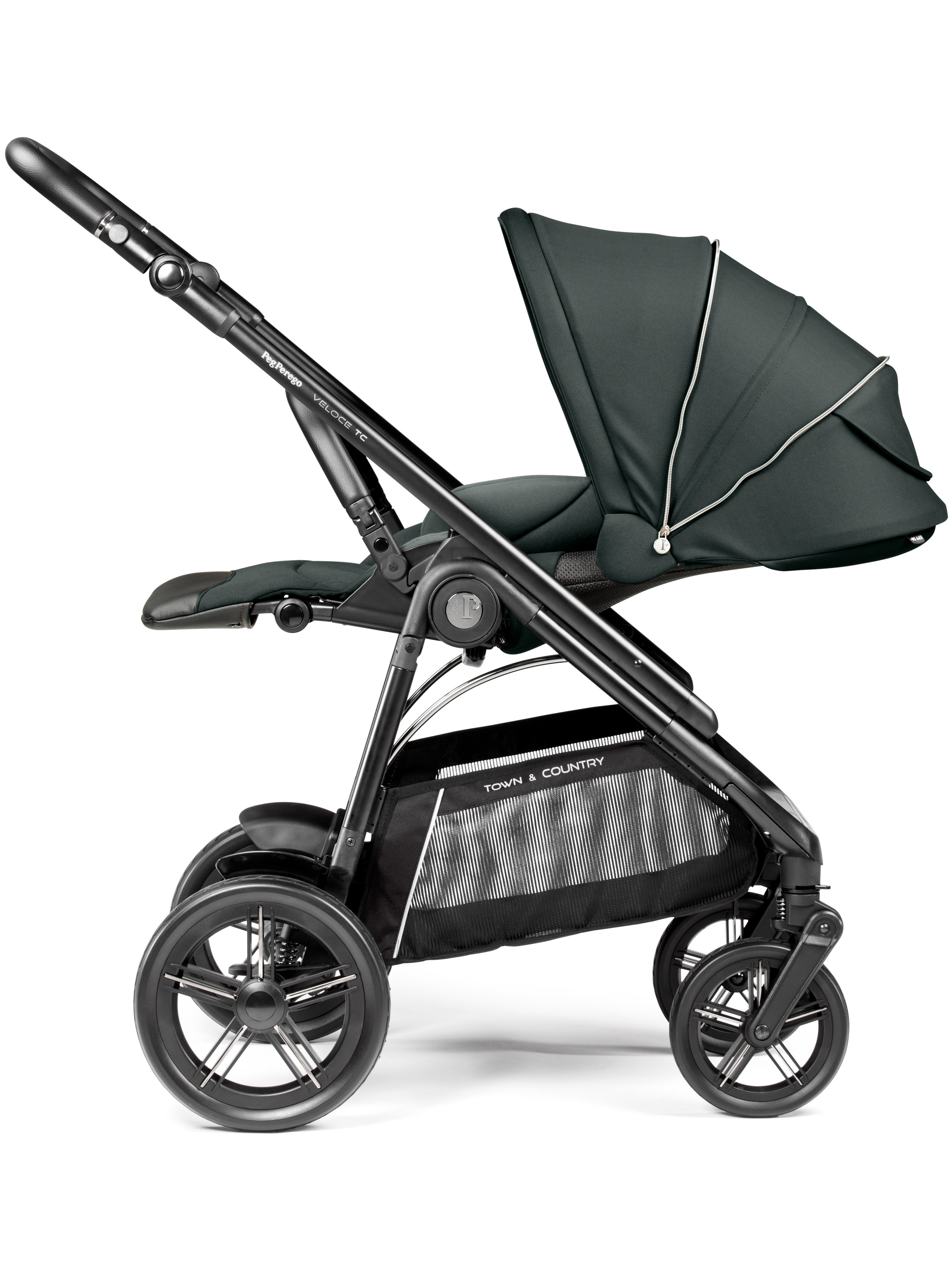 Коляска прогулочная Peg-Perego Veloce TC зеленый - фото 8