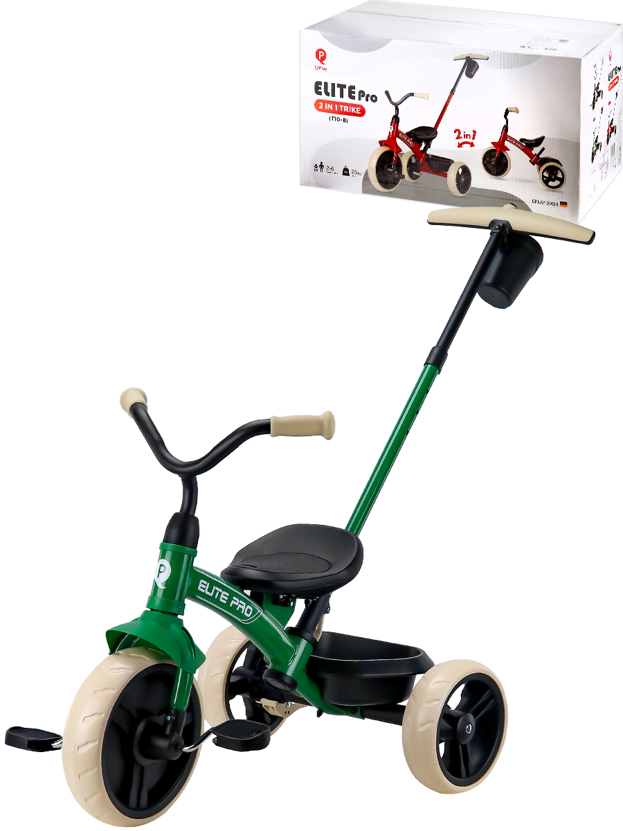 Трехколесный велосипед Velobibi 10 дюймов - фото 1