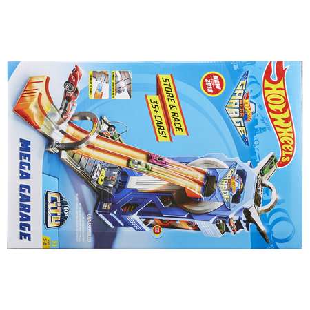 Гараж Hot Wheels Мега-гараж с лифтом, с пусковой установкой