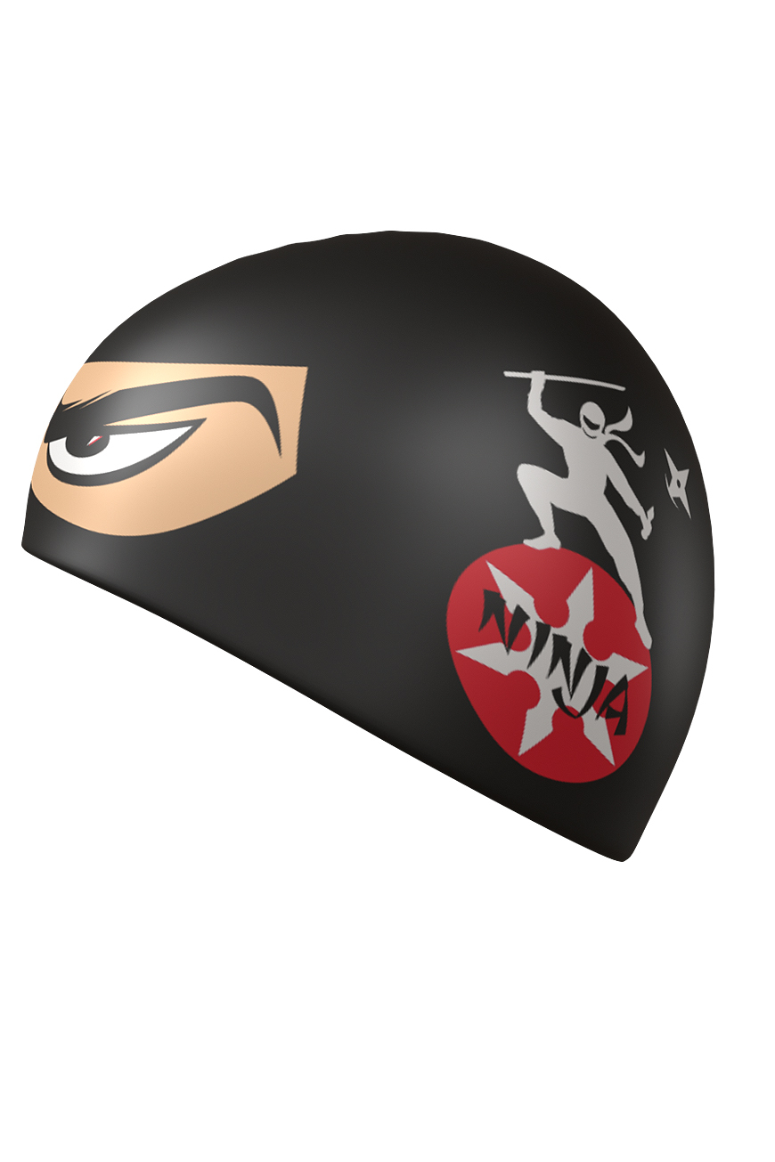 Шапочка для плавания Mad Wave Ninja - фото 3