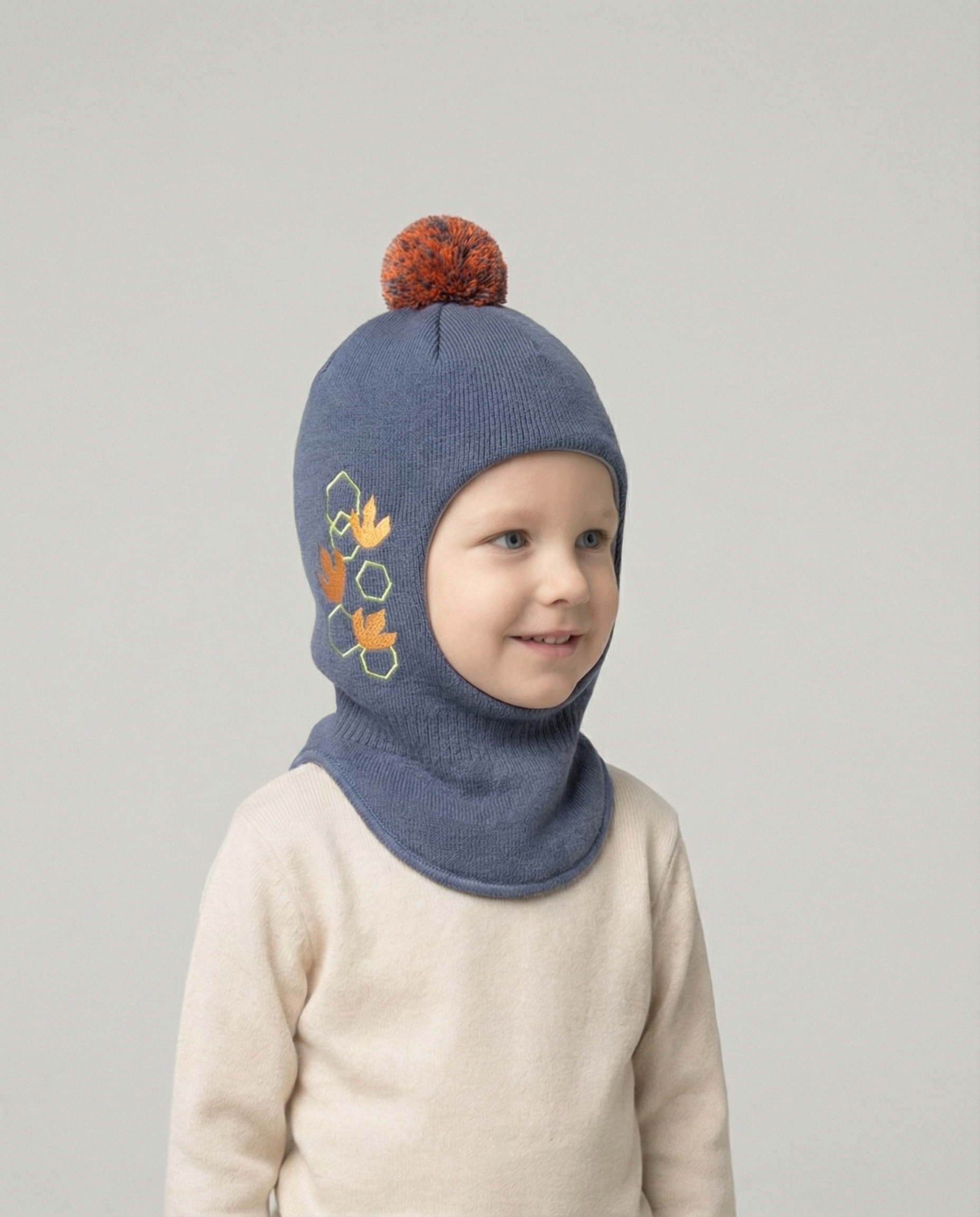 Шапка-шлем GUSTI GW25AC1209B-BLUE - фото 1