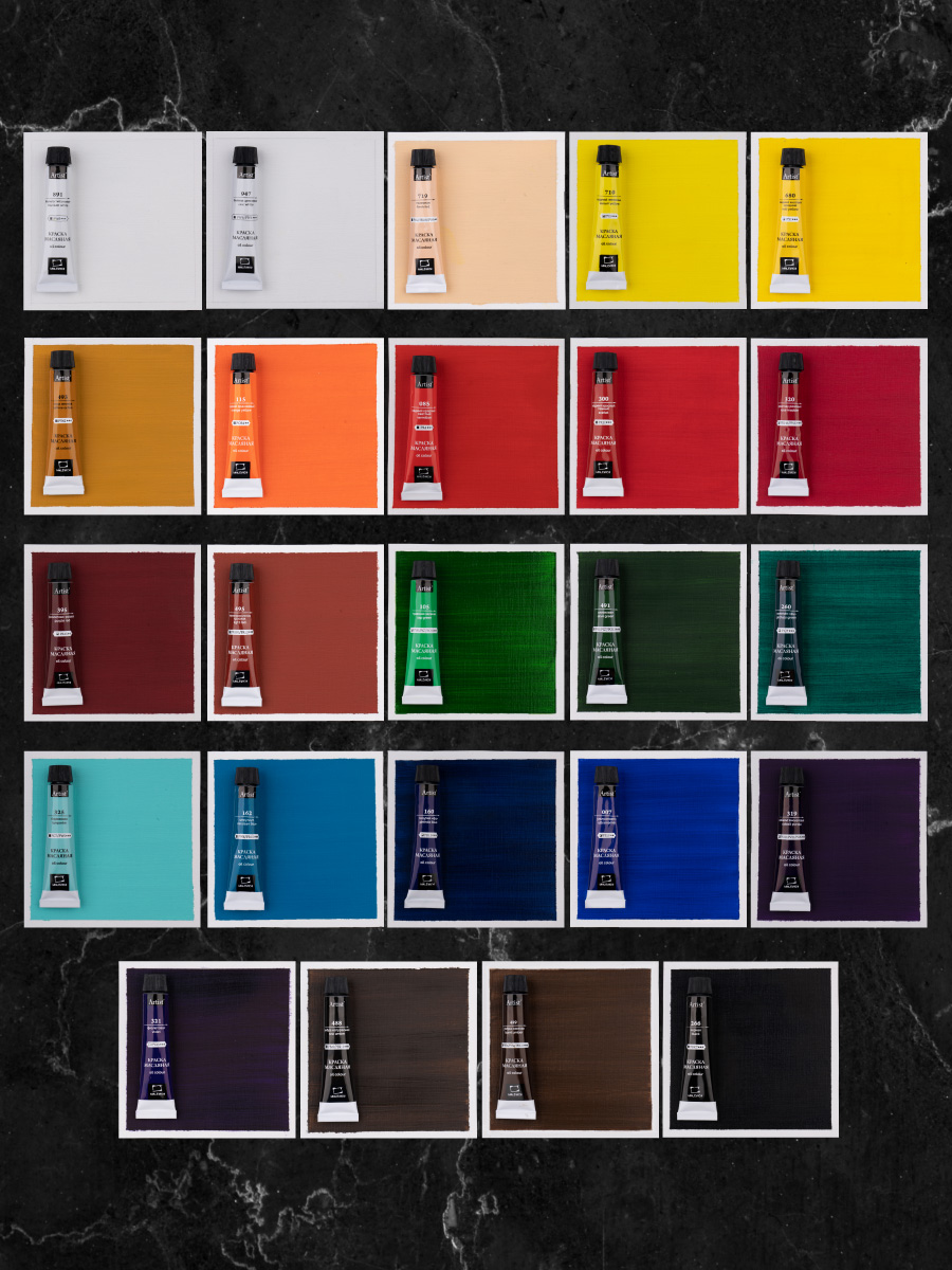 Краски масляные Малевичъ 24 цв. - фото 3