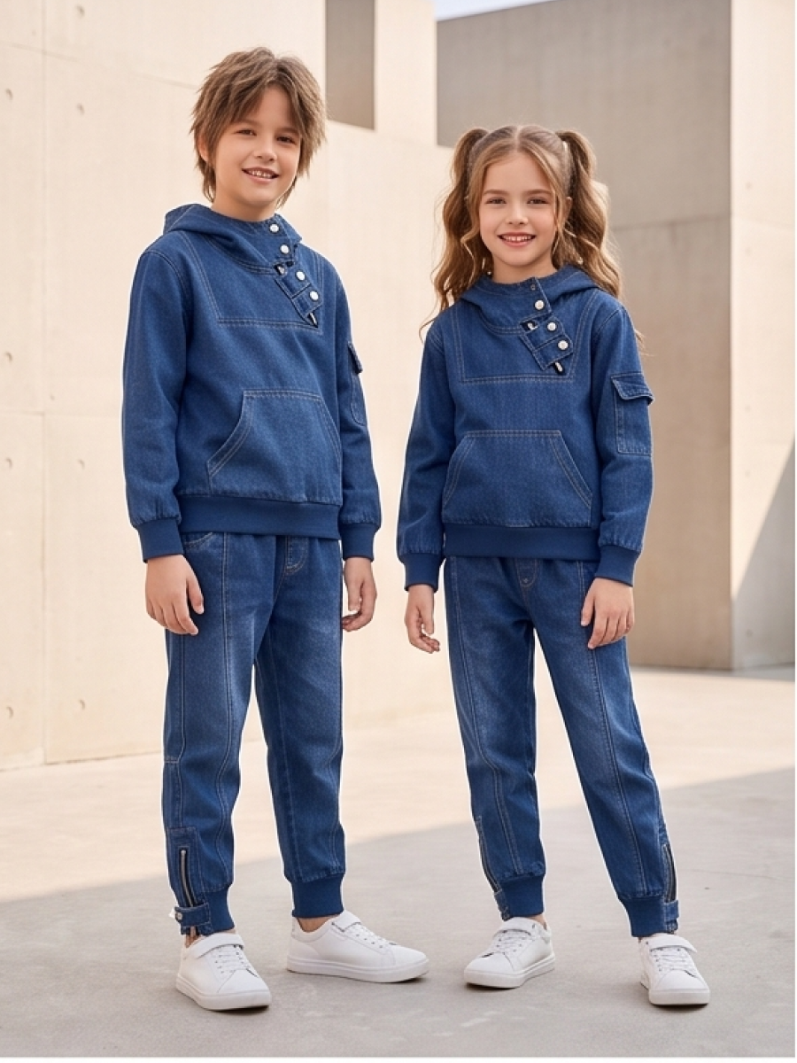 Костюм Artcher kids КостюмДжинс0001Синий - фото 6