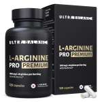 L-Arginine L аргинин аминокислота UltraBalance для иммунитета, поддержки мышц, красоты взрослым, 120 капсул