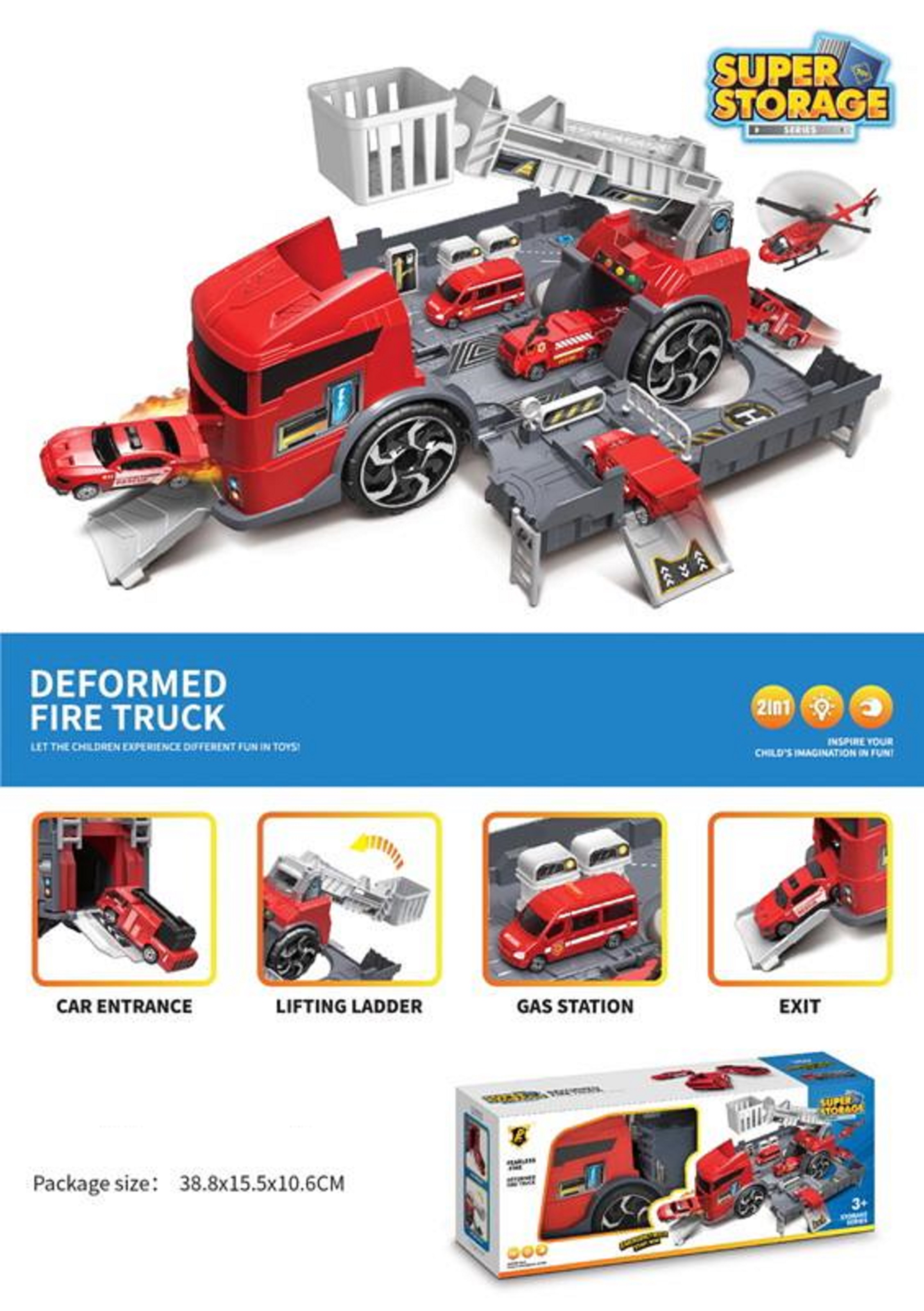 Игровой набор Junfa Пожарная станция P904-A - фото 5