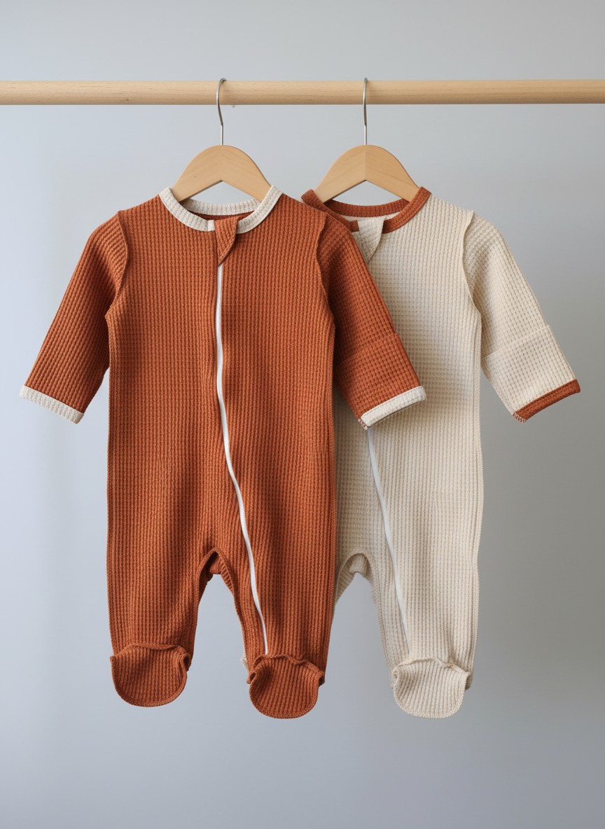 Изображение товара Комбинезоны Bunnyphant Органический хлопок Вафельная текстура 56-74