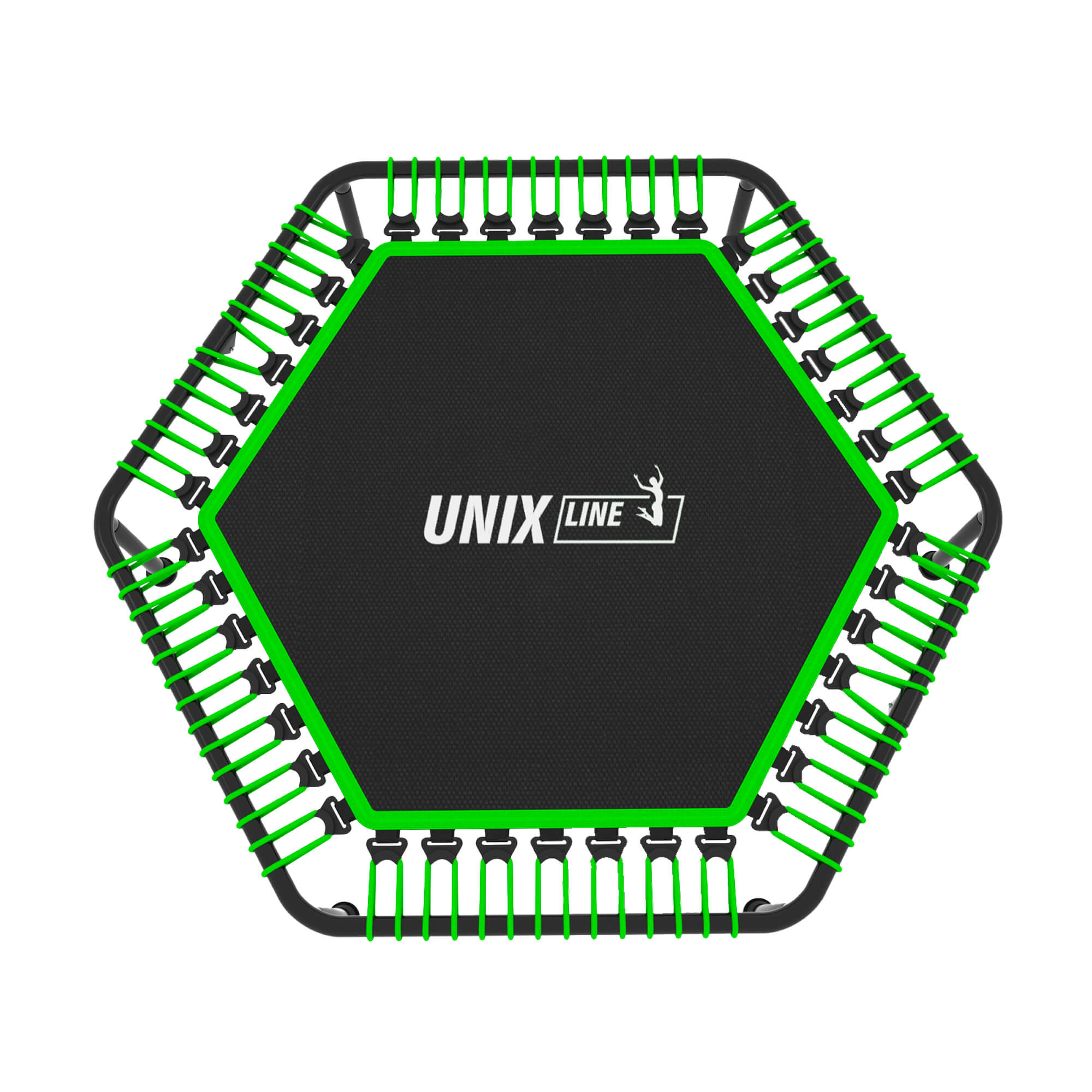 Батут Fitness Lite Green UNIX line спортивный складной диаметр 125 см до 130 кг фитнес джампинг - фото 18