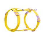 Шлейка для собак Triol Лимонная черника анатомическая из биотана M желтая 20/50-70см