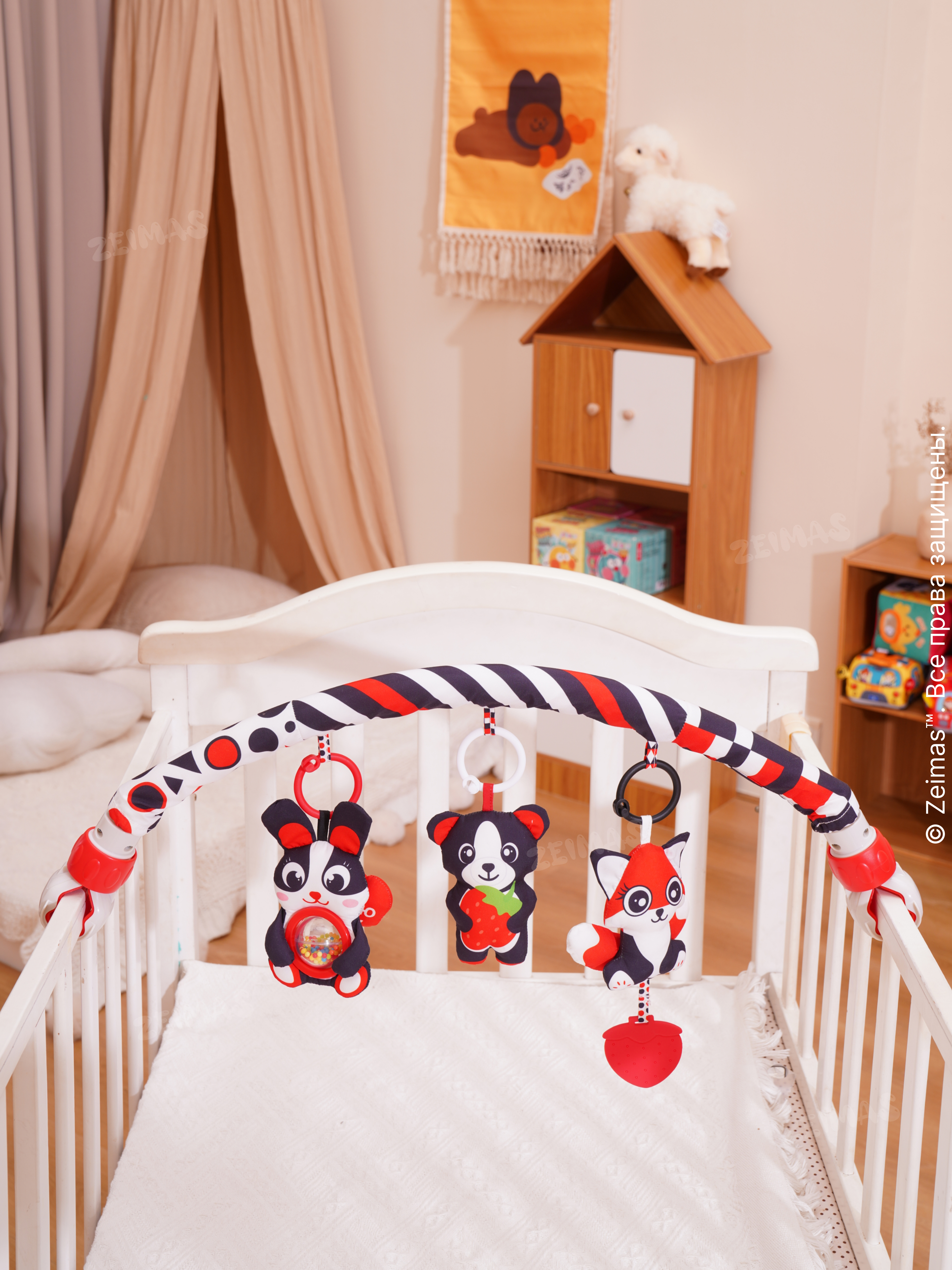 Игрушка Zeimas погремушка Музыкальная дуга игровая - фото 17