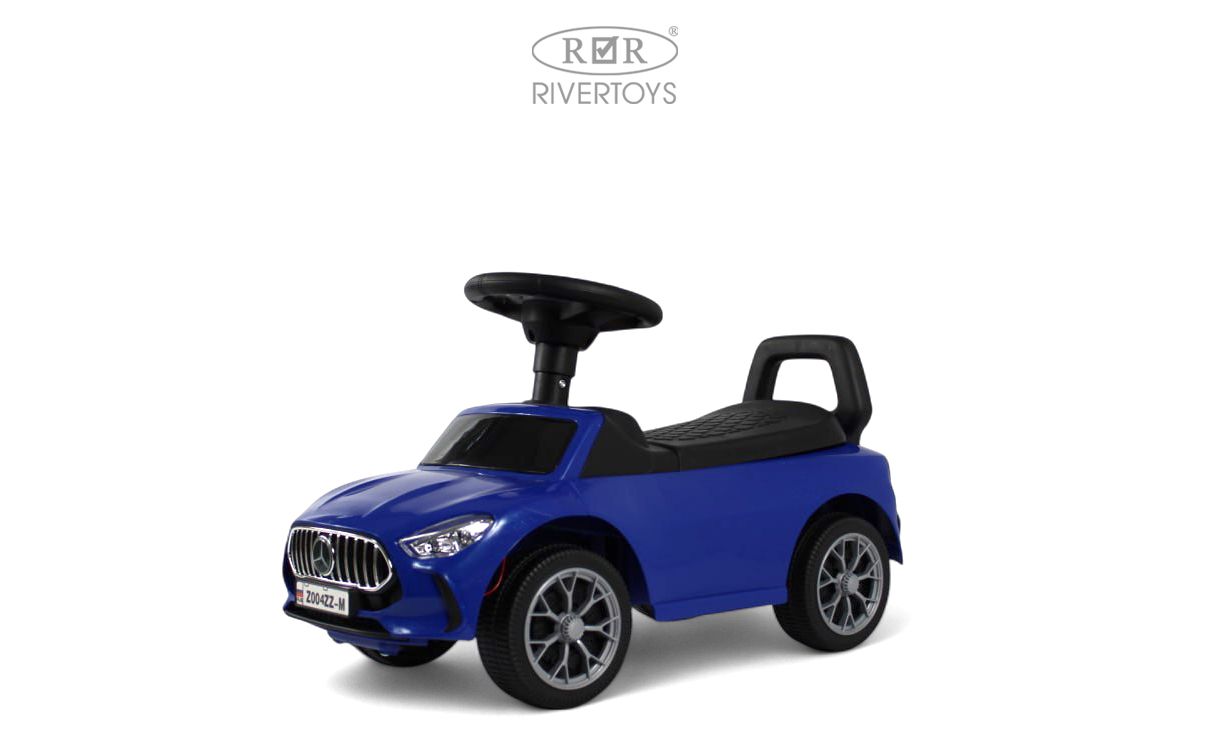 Каталка RIVERTOYS Z004ZZ-M-BLUE синий - фото 1