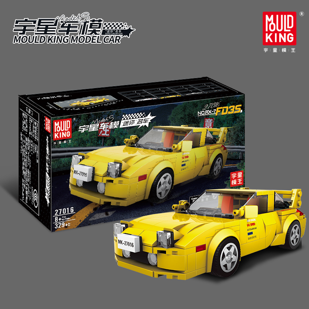 Конструктор Mould King Спорткар Mazda RX-7 блочный - фото 5