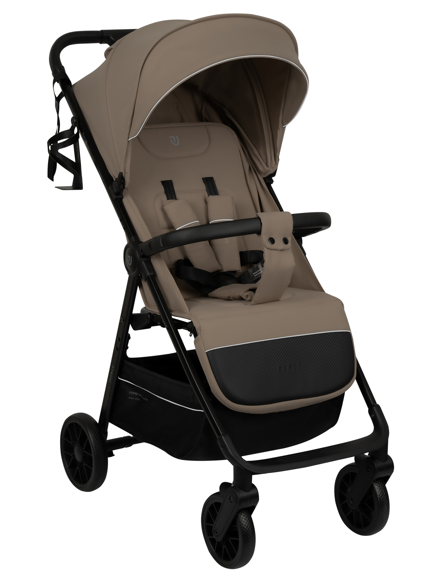 Коляска прогулочная JOVOLA Skill бежевый - фото 14