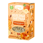 Готовый завтрак мюсли Правильное утро Овсяные Спельтовые хлопья Рис бурый 65гр