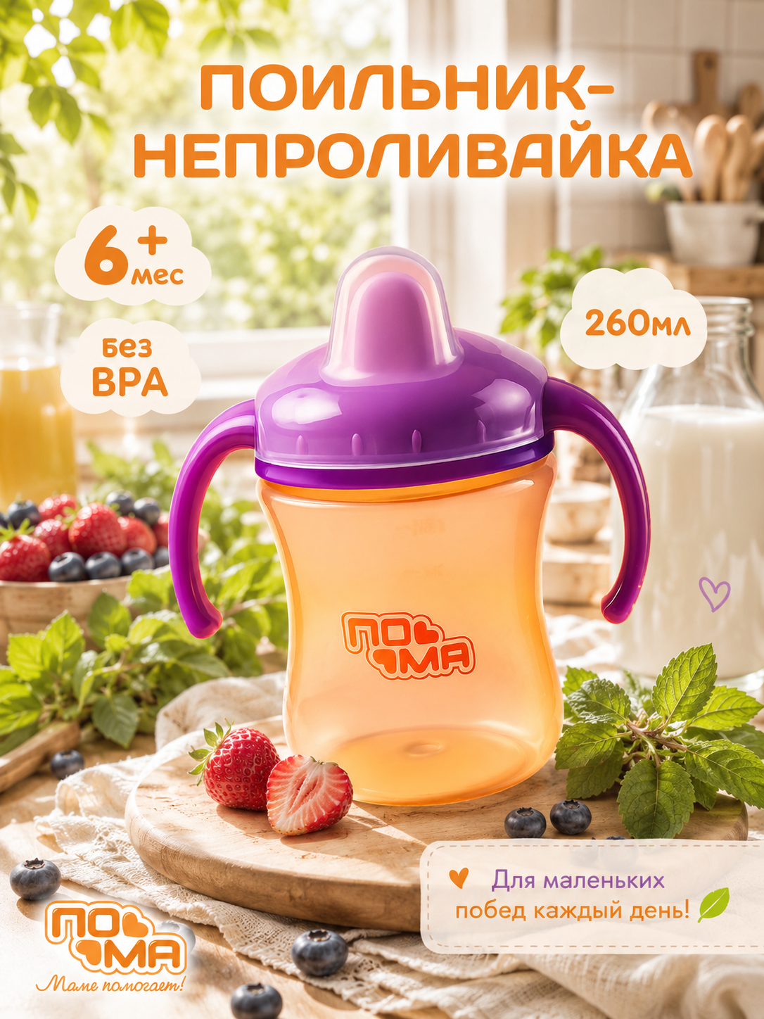 Поильник Пома 260 мл - фото 1