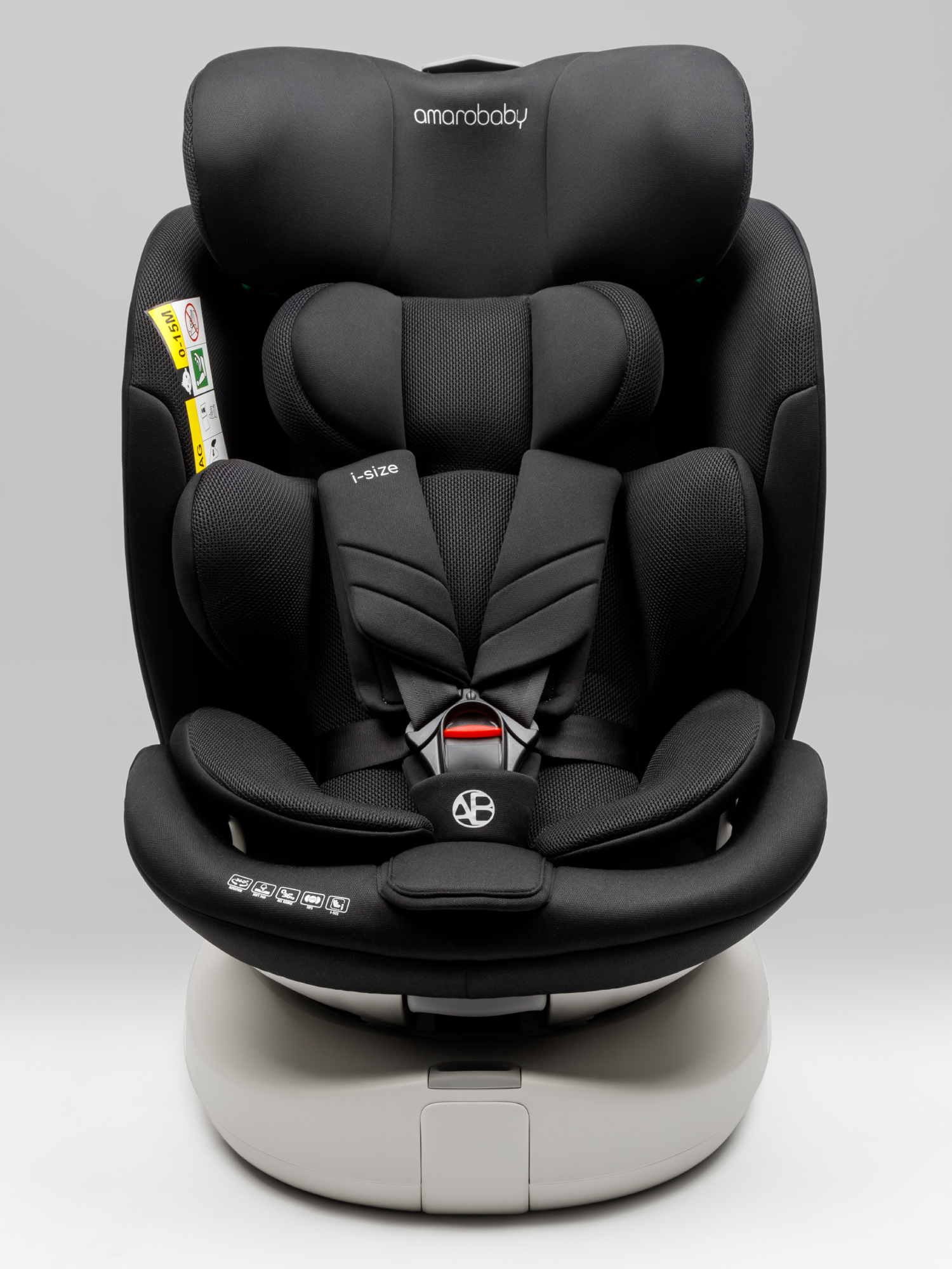 Автокресло Amarobaby Defender Isofix 0+/1/2/3 (0-36 кг) черный - фото 20